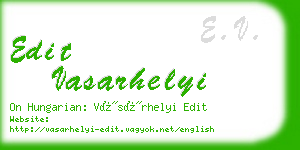 edit vasarhelyi business card